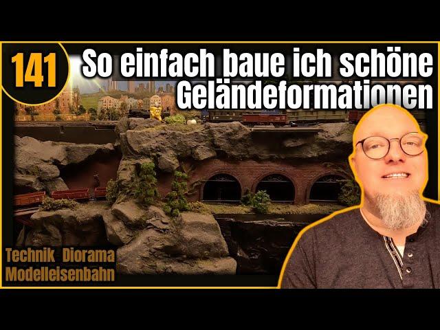 Modellbahn N  So einfach und sieht toll aus: Geländebau mit Klopapier und anderen Dingen #141