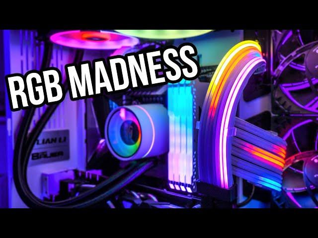 RGB PSU Cables!  Lian Li Strimer Plus Setup, Review + Lighting Demo!