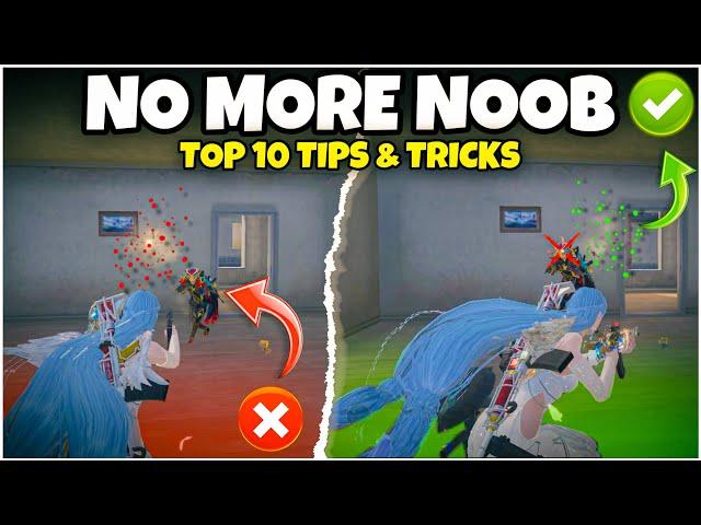 TOP 10 TIPS & TRICKS FOR NEW PLAYERS IN BGMI BECOME A NOOB TO PRO!