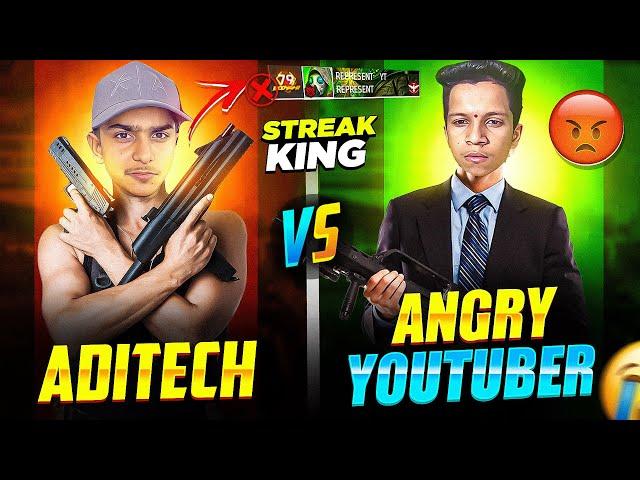 First Time Broke 45 Winning Streak  Aditech Vs Angry Youtuber  बच्चा गुस्सा हो गया || Aditech