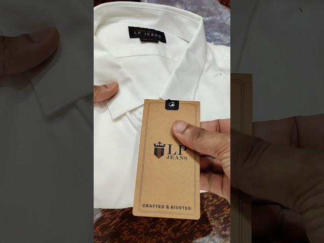 Louis Philippe Jeans Men White Slim Fit Solid Casual Shirt #shirts  #style #shorts #unboxing