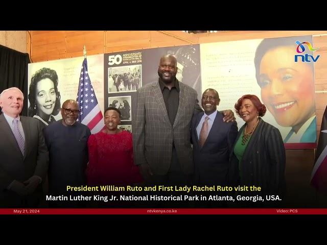 Ruto in US: President visits the Martin Luther King Jr. National Park