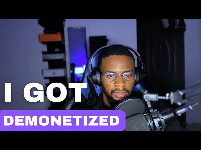 Why YouTube Demonetized my Channel