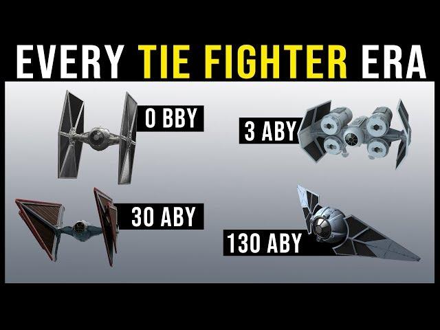 Every Era of TIE Fighter (Legends and Canon)