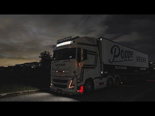 Realistic Driving & Sound Mod Volvo FH540 XL Euro Truck Simulator 2 POV Drive 4K ETS2 1.52+Wheel Cam