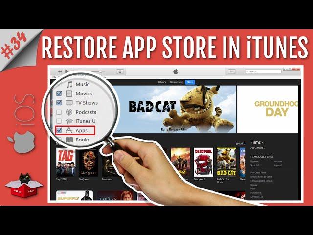 iTunes Doesn't Have App Store? Here is How To Get The App Store Back in iTunes