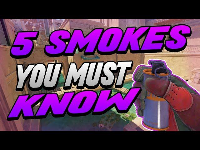 5 MUST KNOW SMOKES for EVERY MAP in CS2!
