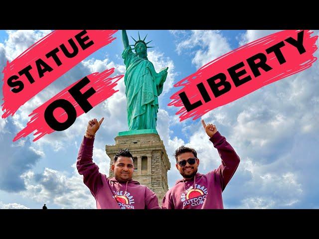 STATUE OF LIBERTY | Khajur Bhai VLOGS | Jigli and Khajur | USA | Nitin Jani | NEW YORK | Khajur Bhai