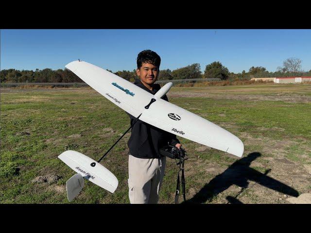 MY FIRST EVER DLG (DISCUS LAUNCH GLIDER)! DREAM FLIGHT LIBELLE DLG KIT!