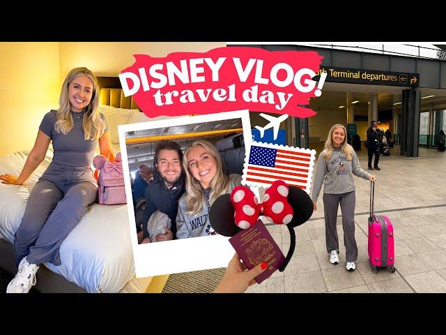 WALT DISNEY WORLD TRAVEL DAY VLOG! ️ | Hilton Gatwick | No1 Lounge | Disney's All Star Music Resort