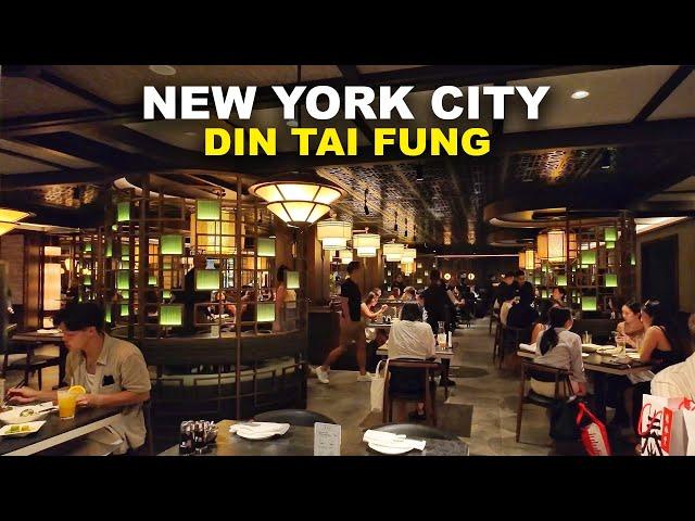 Din Tai Fung NYC's NEWEST Restaurant in Times Square & World’s Largest Din Tai Fung in New York City