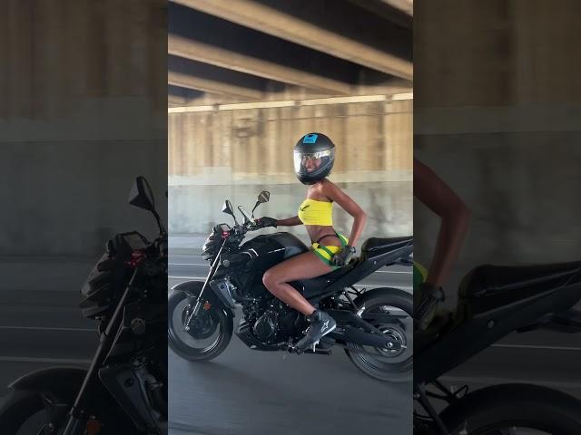 Your favorite motorcycle girl  #bikergirl #shorts #motorcycle