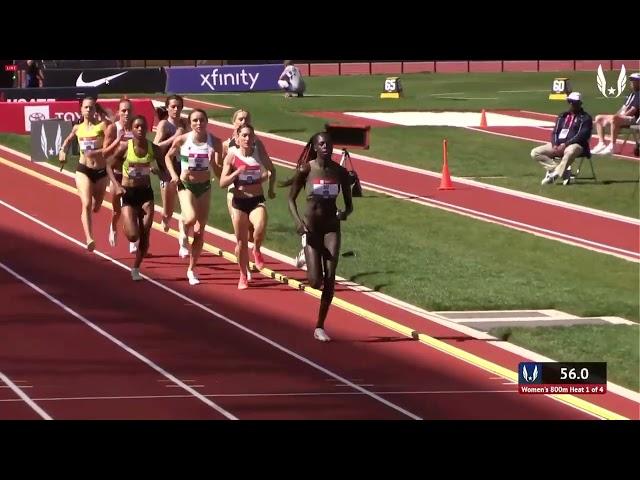 W800m - Athing Mu - Heat 1 - USATF Outdoor Championships 2022 #highlights