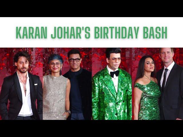 Karan Johar’s GRAND star-studded birthday bash | Aamir Khan | Tiger Shroff | Saif Ali Khan