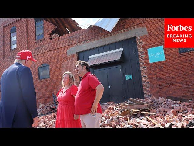 'God Is With Us': Trump Offers Hopeful Message During Visit To Georgia After Hurricane Helene