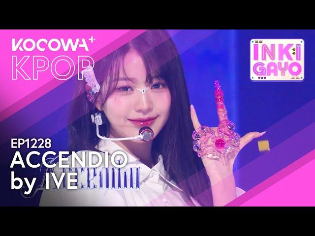 IVE - Accendio | SBS Inkigayo EP1228 | KOCOWA+
