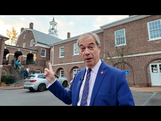 Farage reports on the US election.