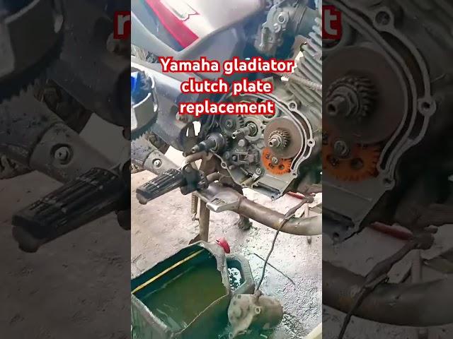 Yamaha gladiator cluth plate replacement#yamaha #gladiator #automobile