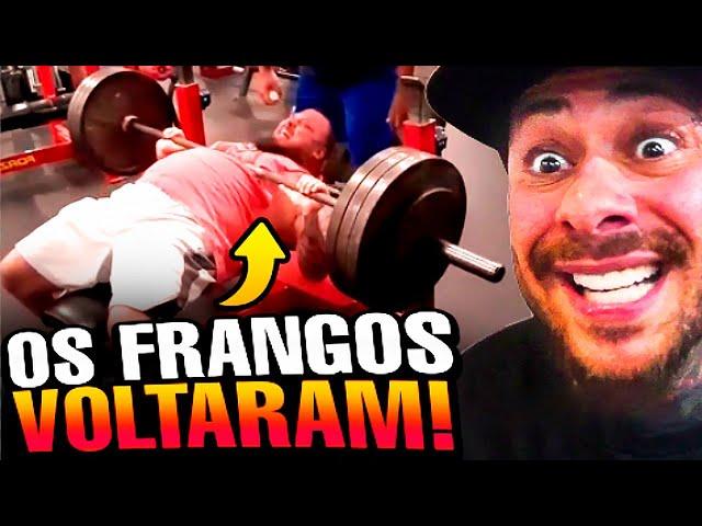 REAGINDO AOS FRANGOS NA ACADEMIA 2024! - LEO STRONDA