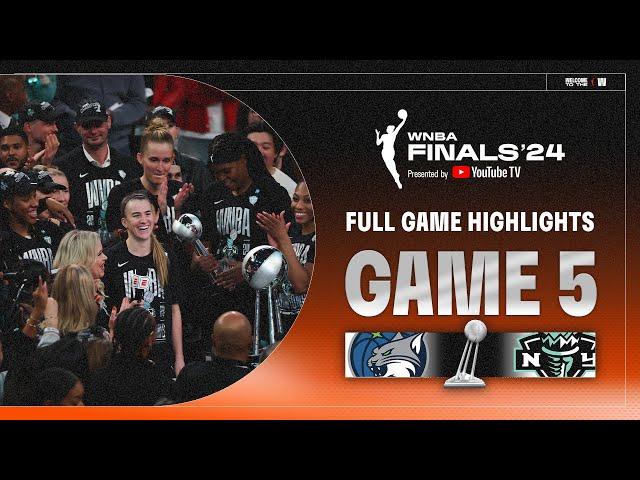 Minnesota Lynx vs. New York Liberty | FULL GAME HIGHLIGHTS | WNBA Finals Game 5