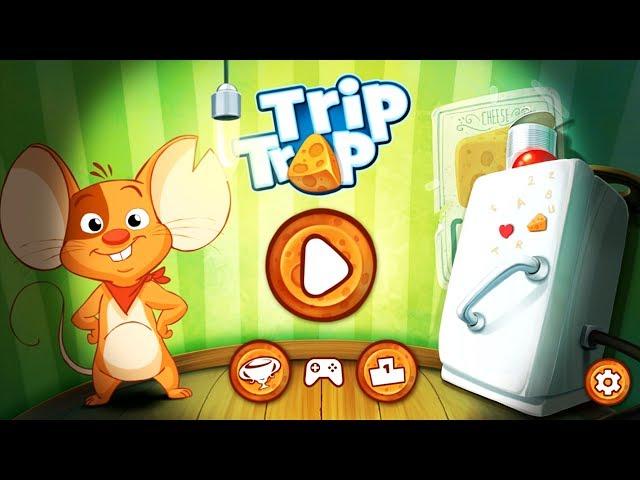 trip trap МЫШОНОК И СЫР прохождение логической игры ДЕТСКИЙ ЛЕТСПЛЕЙ games children