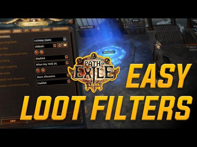 How to install loot filter - Path of Exile ( PoE ) easy loot filter install