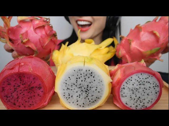 FRESH FRUIT (ASMR EATING SOUNDS) LIGHT WHISPERS | SAS-ASMR