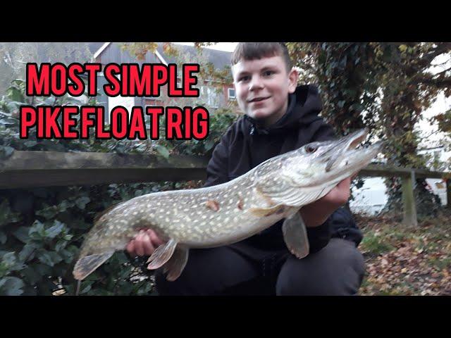 The most simple pike float rig|catches so many fish