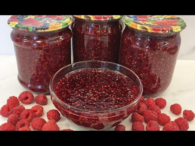 Быстро и Просто МАЛИНОВОЕ ВАРЕНЬЕ на Зиму ГУСТОЕ и ОЧЕНЬ ВКУСНОЕ!!! / Raspberry Jam Recipe