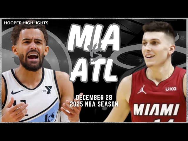 Miami Heat vs Atlanta Hawks Full Game Highlights | Dec 28 | 2025 NBA Season