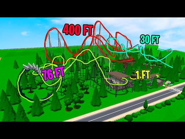 Building in Theme Park Tycoon 2 but each ride is a RANDOM Height