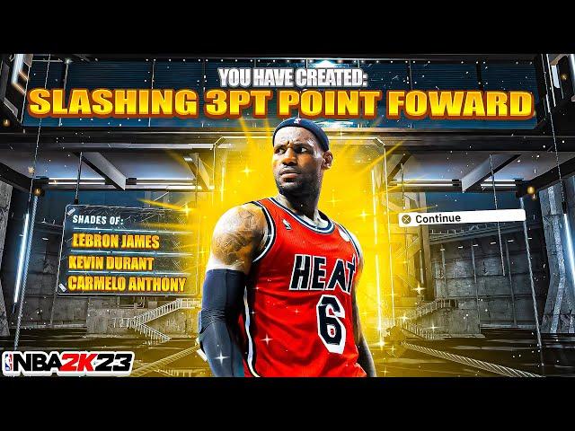 This *CONTACT DUNKING* “3PT POINT FORWARD” BUILD is INSANE in NBA 2K23