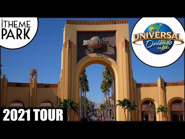 Universal Studios Florida 2021 Tour and Overview | Universal Orlando Resort Detailed Tour  4K 60fps