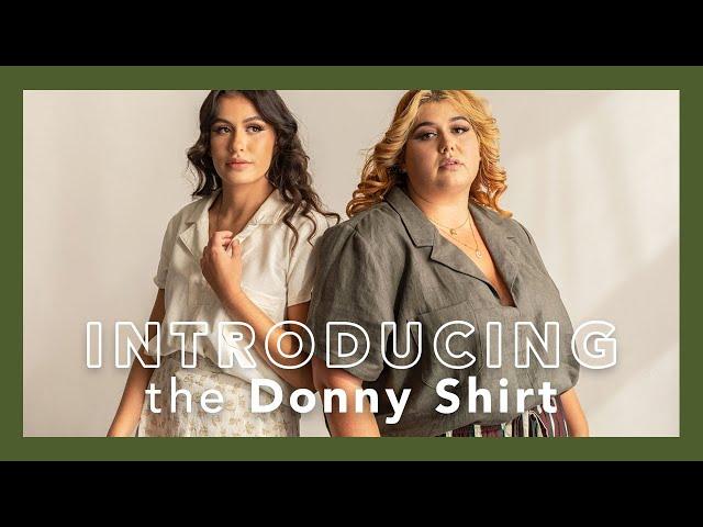 Introducing the Donny Shirt Sewing Pattern by Friday Pattern Company