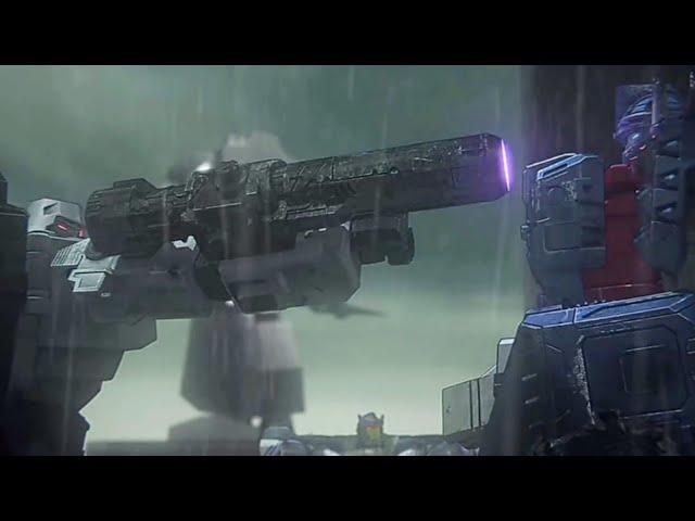 Emotional Scene (Megatron Kills Ultra Magnus) Transformers War For Cybertron - Siege