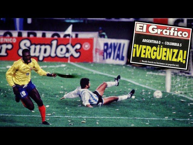 La humillación más grande de la historia | Argentina - Colombia (0-5) Eliminatorias Mundial 1994.