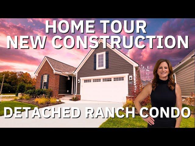 HOUSE TOUR | NEW CONSTRUCTION RANCH DETACHED CONDO TOUR TROY, MICHIGAN TOUR