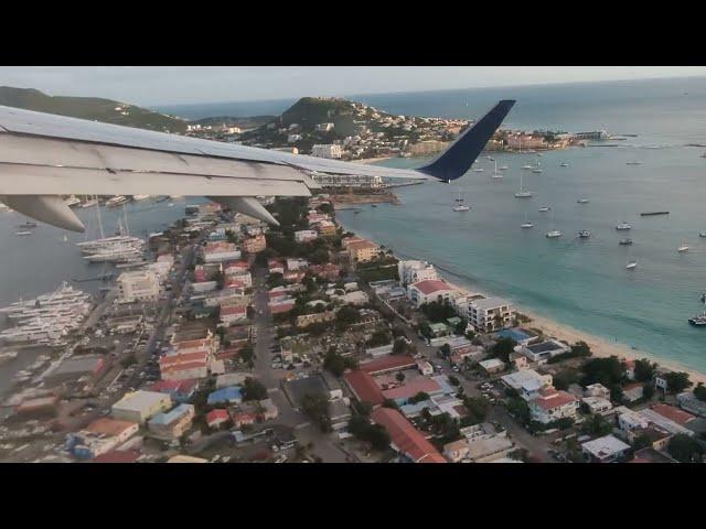 Delta 757-200 powerful takeoff SXM-ATL