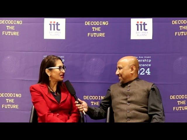 Padmasree Warrior interview at IITBAA Leadership Conference 2024