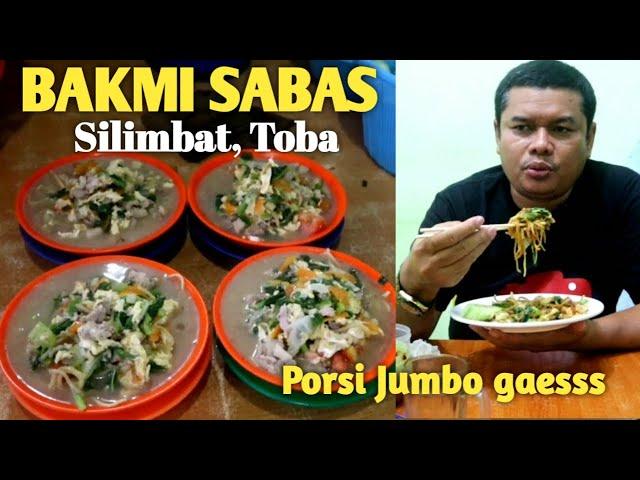 Bakmi Sabas, Silimbat, Toba, Laris Banget dan Porsinya Jumbo. Dagingnya gak pelit, itu yang penting!