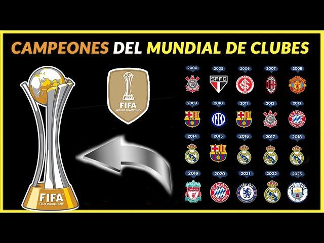  All FIFA CLUBS WORLD CHAMPIONS (2000-2023)  Updated