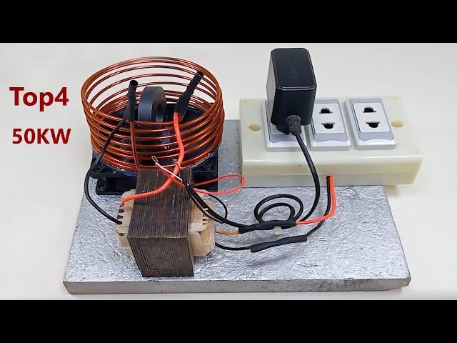 free electricity generator Top4 make free energy 240V 50KW electricity with magnet and copper wire