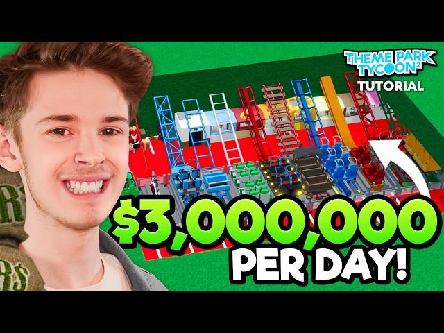 How To Build EASY MONEY FARM in Theme Park Tycoon 2!  (NEW 2024)