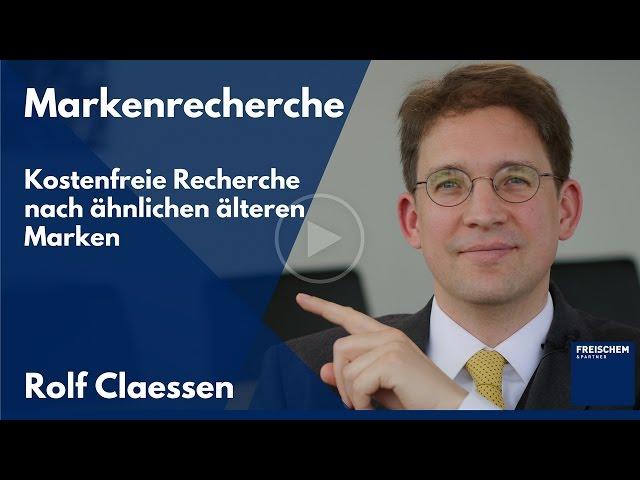 Markenrecherche - kostenfreie Recherche nach ähnlichen älteren Marken - Howto  #rolfclaessen