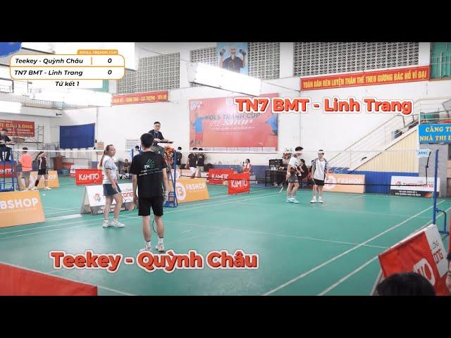 Highlight Tứ Kết 1 - Kols Fbshop Cup | Teekey/ Quỳnh Châu vs TN7 BMT/ Linh Trang