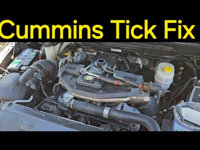 Ram 6.7 cummins ticking sound how to time fuel injection cp3 pump phasing procedure accurate
