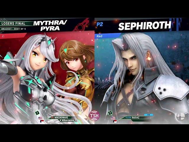 SSF #188 - Losers Final - Mikerowave (Pyra/Mythra) vs Radiaz (Sephiroth)