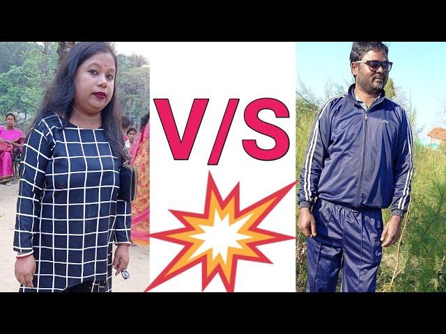 On camera Hubby v/s Wife ki fighting@hardik smriti