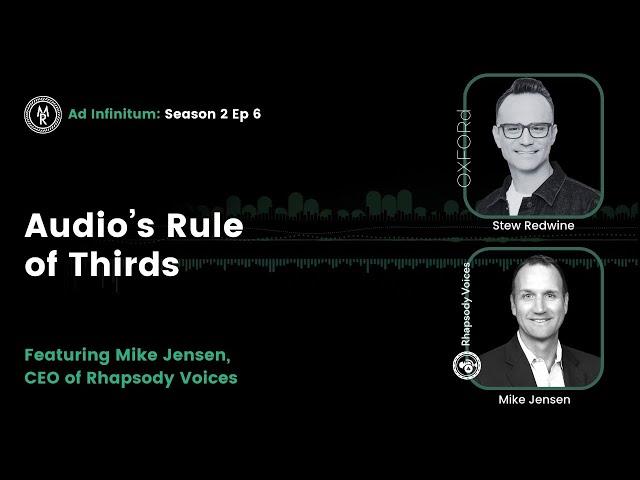 Audio’s Rule of Thirds with Rhapsody Voices’s Mike Jensen