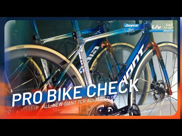 BIKE CHECK - Brand New Giant TCR Advanced SL with Lawson Craddock | Team Jayco AlUla